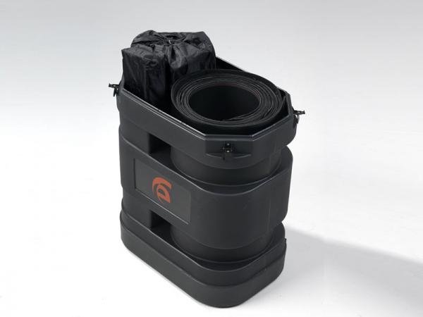 Roto-molded Oval Case with Wheels (without lid)